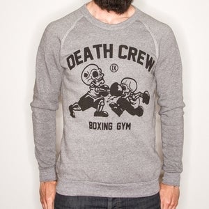 Image of 13s_12 GUYS DEATHCREW BOXING GYM CREWNECK SWEATSHIRT