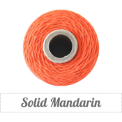 Image of Solid Mandarin Twine Spool - 240 yards