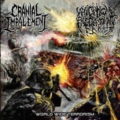 Image of CRANIAL IMPALEMENT / NECROPTIC ENGORGEMENT SPLIT CD