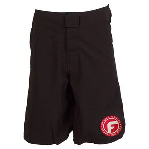 Image of Ground Fighter "The Icon" Fight Shorts - Black