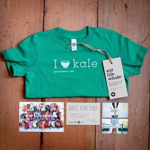 Image of Kids (I love kale) Tee (Green)