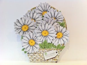Image of VINTAGE DAISY COASTERS SET OF 8