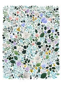 Image of Morning Frost Meadow -print