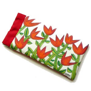Image of Sunnies / Specs Pouch - Tiptoe Through The Tulips