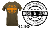 Image of Ladies' - Pre-Order - 100% American, 100% Country shirt