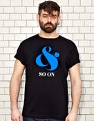 Image of AND SO ON - black shirt