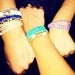 Image of Anne Leather Bracelet-Spring Brights