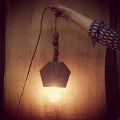 Image of Walnut Pendant Geo