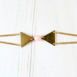 Image of Bracelet Bow + Pink