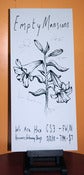 Image of EmptyMansions Screen Printed Poster SIGNED