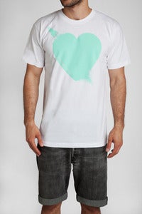 Image of Breaking Hearts T-Shirt Wht/Mnt