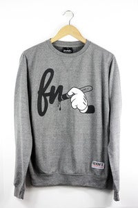 Image of The Mickey Hands Heather Crew