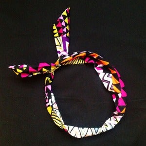 Image of Vibrant African Print Scarf Wrap Hairband