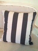 Image of Large Striped Pillow Cover