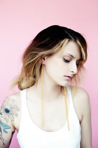 Image of Long Shoulder Drop Chain Earrings