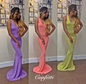 Image of Confetti Racer Dress (Sorbet Edition) 