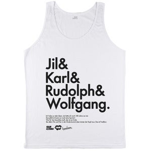 Image of Deutsche Ikonen I - Tanktop Weiß - Mann