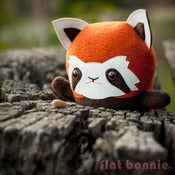 Image of Flat Rooney the Red Panda (Classic 10" tall)