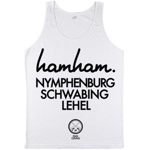 Image of hamham.München - Tanktop Weiß - Mann