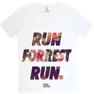 Image of Run - V-Neck Weiß - Mann