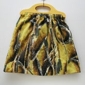 View knitting bag in original 1950s barkcloth 