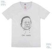 Image of Cry Hard White-T (Organic)