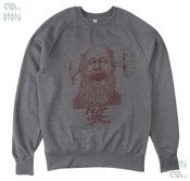 Image of Laughter Grey Sweatshirt (Organic)