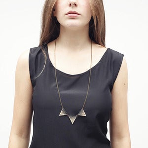 Image of Triancle Lace Necklace "Berlin"