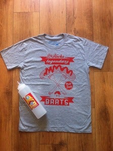 Image of BRATS - red on grey