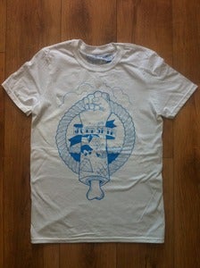 Image of Jump Ship - blue on white