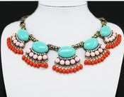 Image of Fan Fringe Necklace