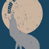 Image of 2nd DAY CRUSH Howling Wolf T-shirt