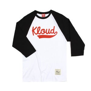 Kloud Baseball Raglan Black