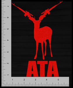 Image of Accessory | Dear Hunter | Large Vinyl Decal | Red
