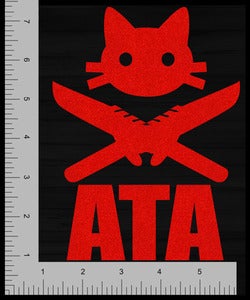 Image of Accessory | 9 Lives 2 Lose | Large Vinyl Decal | Red