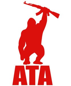 Image of Accessory | Gorilla Logo | Large Vinyl Decal | Red