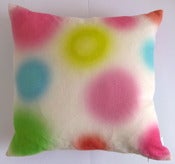 Image of Spots hemp cushion