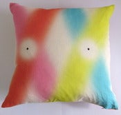 Image of Criss cross hemp cushion