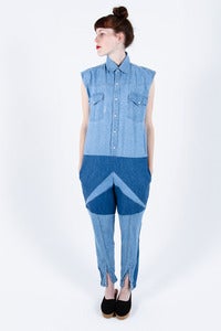 Image of Andrea Crews Denim Overalls