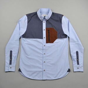 Image of CRUX SHIRT - BLUE OXFORD