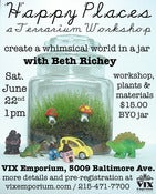 Image of Terrarium Workshop with Beth Richey, June 22, 2013, 1 PM
