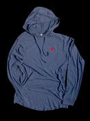 Image of DJ Roueche Dove Logo Blue Slate Hoody