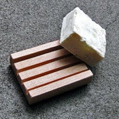 Image of wooden soap dish - small