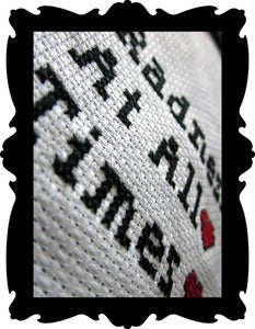Image of Pennyroyal 'Radness At All Times' Cross Stitch Tote