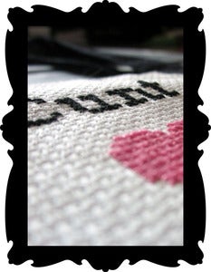 Image of Pennyroyal 'Cunt' Cross Stitch Tote