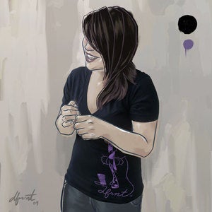 Image of PIN . black . purple