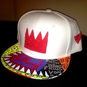 Image of The Ron Bass "KINGING" SnapCap (White/Red)