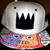 Image of The Ron Bass "KINGING" SnapCap (White/Blk/Blk)