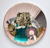 Image of 'First prize' customized vintage side plate.