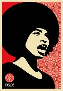 Image of "Angela Davis" by Shepard Fairey 